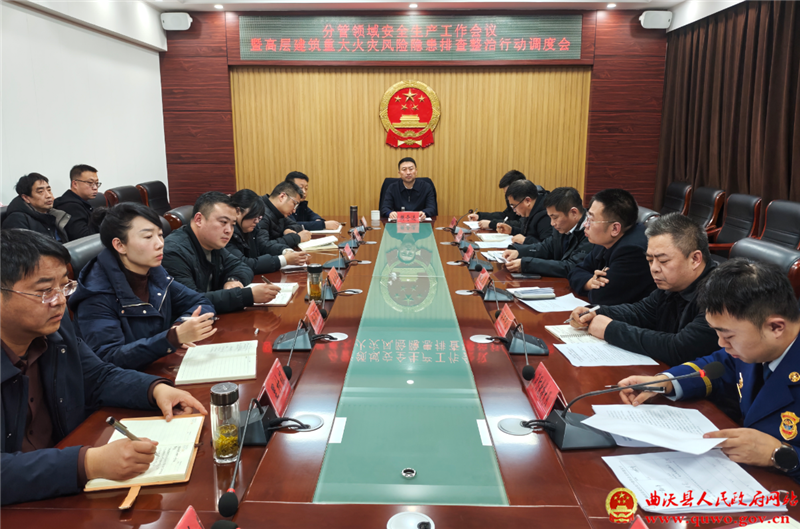 樊奇选主持召开分管领域安全生产工作会议暨高层建筑重大风险隐患排查整治行动调度会.bmp